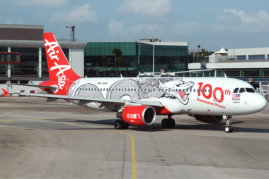 Airbus A320 AW-AQH авиакомпании AirAsia