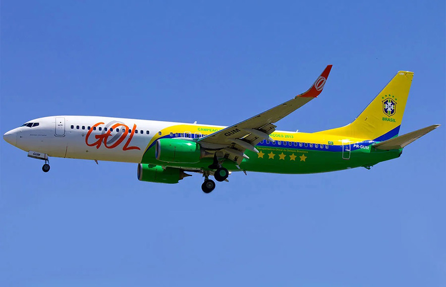 боинг 737 сборной Бразилии PR-CUM