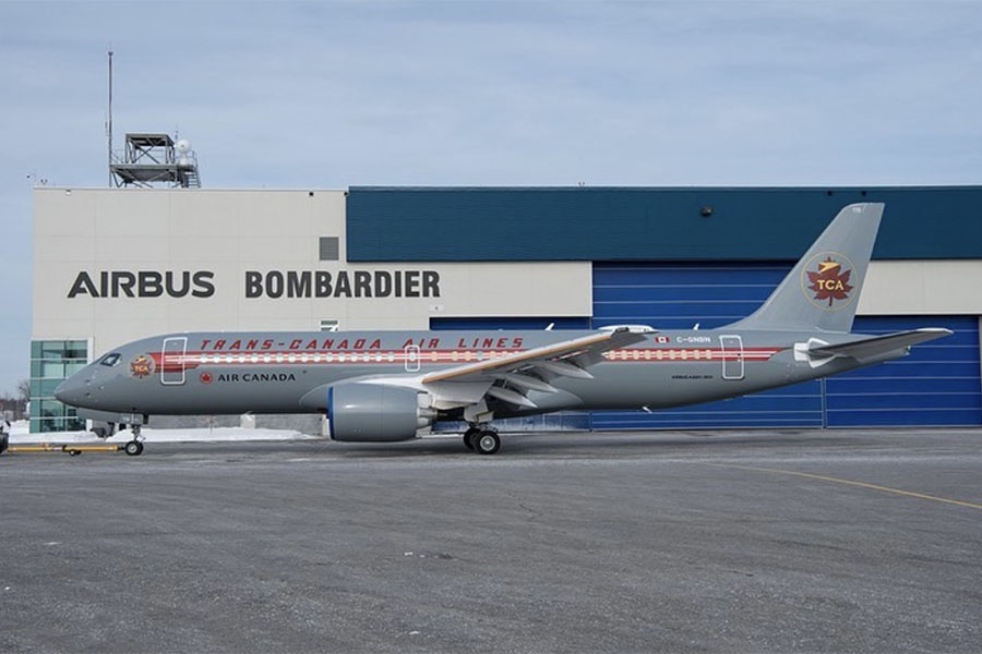 Air Canada A220 C-GNBN