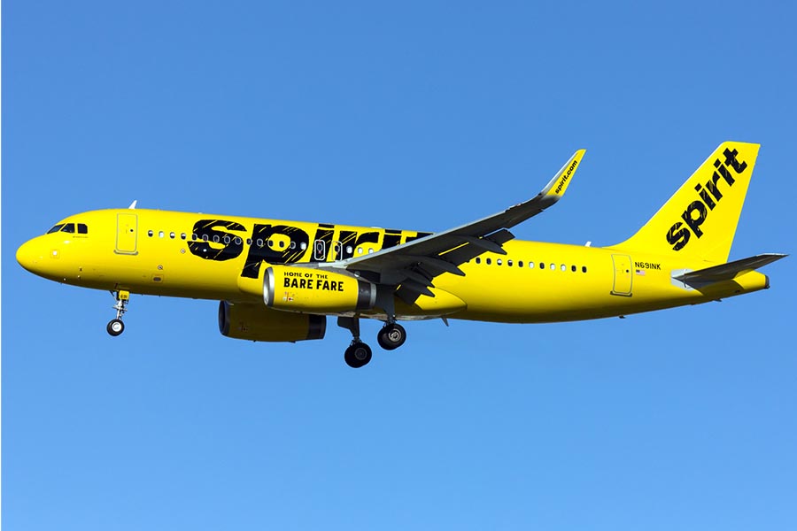 Spirit Airlines A320 New_Livery