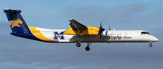 Спортивные Bombardier Q400 Horizon Air (Alaska)