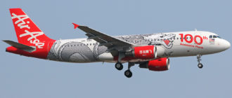 А320 "Дракон" авиакомпании AirAsia